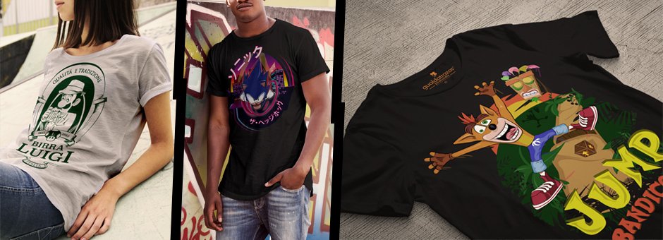 Camisetas Gualda Trazos Mundogamers